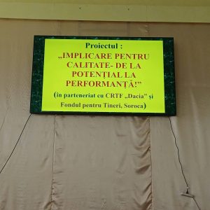 ♦️Activitatea IV 🧩în cadrul proiectului „Implicare pentru calitate…”